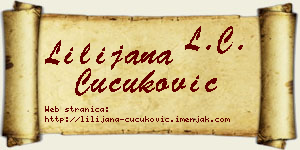 Lilijana Čučuković vizit kartica